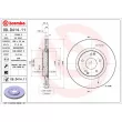 Jeu de 2 disques de frein avant BREMBO 09.D414.11 - Visuel 2