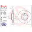 Jeu de 2 disques de frein avant BREMBO 09.D419.11 - Visuel 2