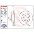 Jeu de 2 disques de frein avant BREMBO 09.D421.11 - Visuel 2