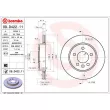 Jeu de 2 disques de frein arrière BREMBO 09.D422.11 - Visuel 2