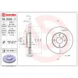 Jeu de 2 disques de frein avant BREMBO 09.D426.11 - Visuel 2