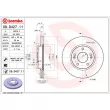 Jeu de 2 disques de frein avant BREMBO 09.D427.11 - Visuel 2