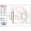 Jeu de 2 disques de frein avant BREMBO 09.D431.11 - Visuel 2