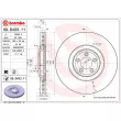 Jeu de 2 disques de frein avant BREMBO 09.D433.11 - Visuel 2