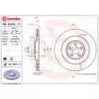Jeu de 2 disques de frein arrière BREMBO 09.D434.11 - Visuel 2