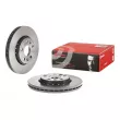 Jeu de 2 disques de frein avant BREMBO 09.D509.11 - Visuel 1