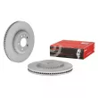 Jeu de 2 disques de frein avant BREMBO 09.D550.23 - Visuel 1