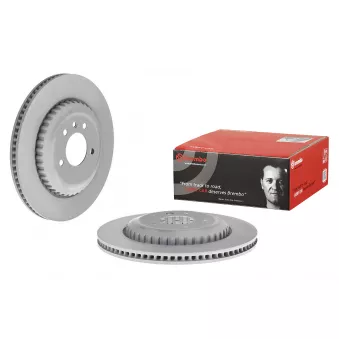 Jeu de 2 disques de frein arrière BREMBO 09.D552.23
