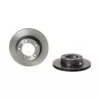 Jeu de 2 disques de frein arrière BREMBO 09.D580.11 - Visuel 2