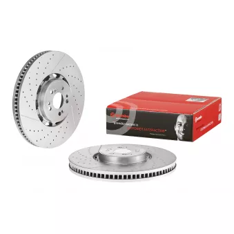 Jeu de 2 disques de frein avant BREMBO 09.D601.43
