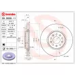 Jeu de 2 disques de frein avant BREMBO 09.D608.11 - Visuel 2