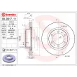 Jeu de 2 disques de frein avant BREMBO 09.D617.11 - Visuel 2