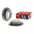 Jeu de 2 disques de frein arrière BREMBO 09.D618.1X - Visuel 1