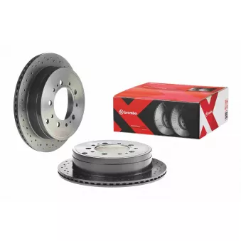 Jeu de 2 disques de frein arrière BREMBO 09.D618.1X