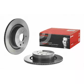 Jeu de 2 disques de frein arrière BREMBO 09.D689.11