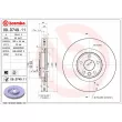 Jeu de 2 disques de frein avant BREMBO 09.D749.11 - Visuel 2