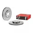 Jeu de 2 disques de frein avant BREMBO 09.D762.10 - Visuel 1