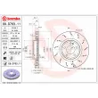 Jeu de 2 disques de frein arrière BREMBO 09.D763.11 - Visuel 2