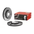 Jeu de 2 disques de frein avant BREMBO 09.D765.11 - Visuel 1