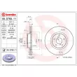 Jeu de 2 disques de frein avant BREMBO 09.D769.11 - Visuel 2