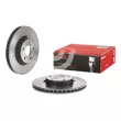 Jeu de 2 disques de frein avant BREMBO 09.D769.11 - Visuel 1