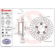 Jeu de 2 disques de frein avant BREMBO 09.D805.11 - Visuel 2