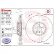 Disque de frein avant gauche BREMBO 09.D895.13 - Visuel 2