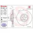 Disque de frein avant gauche BREMBO 09.D897.13 - Visuel 2