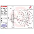 Disque de frein avant droit BREMBO 09.D898.23 - Visuel 2