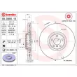 Disque de frein avant droit BREMBO 09.D900.13 - Visuel 2