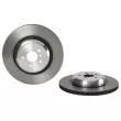 Jeu de 2 disques de frein arrière BREMBO 09.D901.13 - Visuel 1