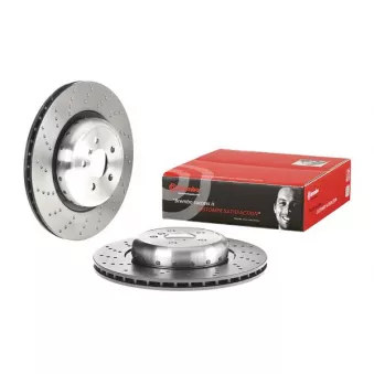 Disque de frein arrière gauche BREMBO 09.D901.23