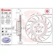 Disque de frein arrière droit BREMBO 09.D901.33 - Visuel 2