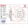 Disque de frein arrière droit BREMBO 09.D903.13 - Visuel 2