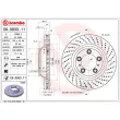 Disque de frein avant droit BREMBO 09.D933.11 - Visuel 2