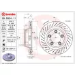 Disque de frein arrière gauche BREMBO 09.D934.11 - Visuel 2