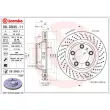 Disque de frein arrière droit BREMBO 09.D935.11 - Visuel 2