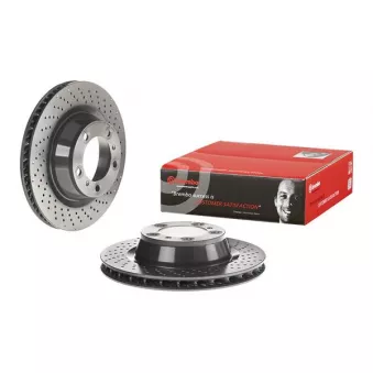 Disque de frein arrière droit BREMBO 09.D935.11