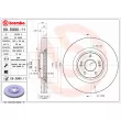 Jeu de 2 disques de frein avant BREMBO 09.D990.11 - Visuel 2