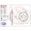 Jeu de 2 disques de frein arrière BREMBO 09.D995.11 - Visuel 2