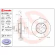 Jeu de 2 disques de frein avant BREMBO 09.E032.11 - Visuel 2