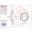 Jeu de 2 disques de frein avant BREMBO 09.N125.11 - Visuel 2