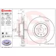 Jeu de 2 disques de frein avant BREMBO 09.N265.21 - Visuel 2
