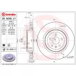 Jeu de 2 disques de frein arrière BREMBO 09.N266.21 - Visuel 2