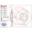 Jeu de 2 disques de frein avant BREMBO 09.R103.11 - Visuel 2