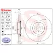 Jeu de 2 disques de frein avant BREMBO 09.R105.11 - Visuel 2