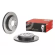 Jeu de 2 disques de frein arrière BREMBO 09.R121.11 - Visuel 1