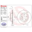 Jeu de 2 disques de frein arrière BREMBO 09.R122.11 - Visuel 2
