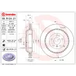 Jeu de 2 disques de frein arrière BREMBO 09.R124.21 - Visuel 2