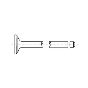 Soupape d'échappement CORTECO 551244B